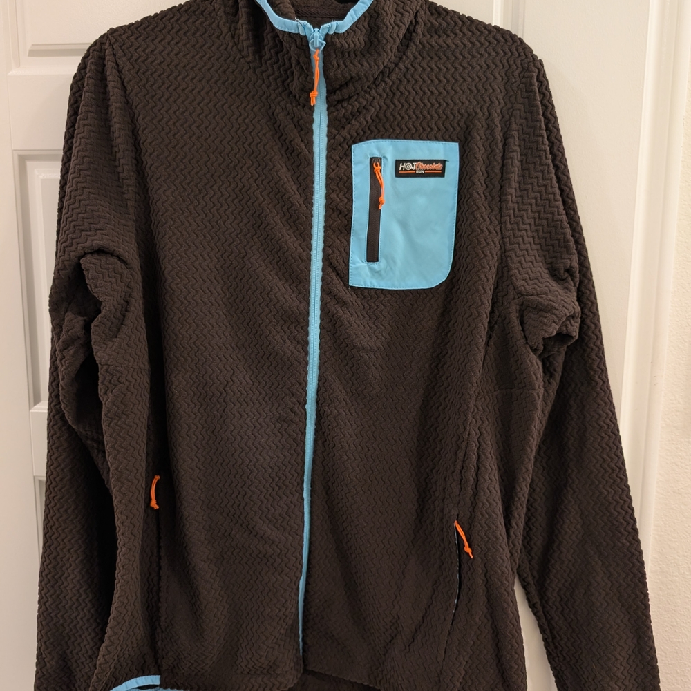 Black and Blue Full-Zip Jacket